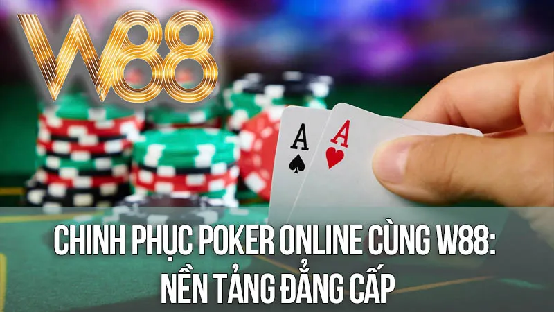 Chinh Phục Poker Online Cùng W88: Nền Tảng Đẳng Cấp Chinh Phục Poker Online Cùng W88: Nền Tảng Đẳng Cấp