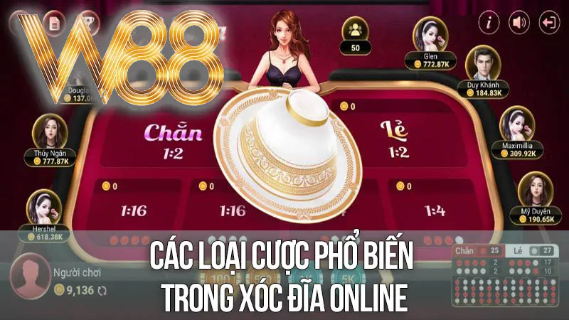 Các Loại Cược Phổ Biến trong Xóc Đĩa Online Các Loại Cược Phổ Biến trong Xóc Đĩa Online